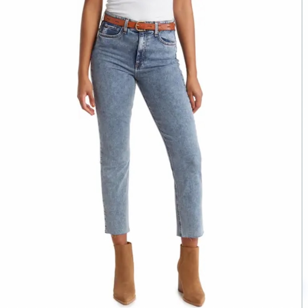47. rag & bone Nina High-Rise Ankle Cigarette Jeans in Calypso, Size 24